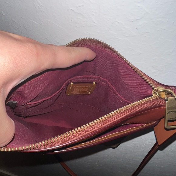 Vintage Coach Prairie Coated Canvas Signature Kitt Crossbody Bag - Picture 8 of 8